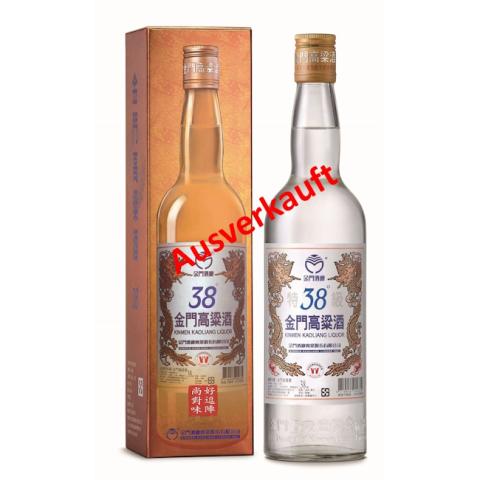 Eine Flasche Kinmen Kaoliang 38% 750ml