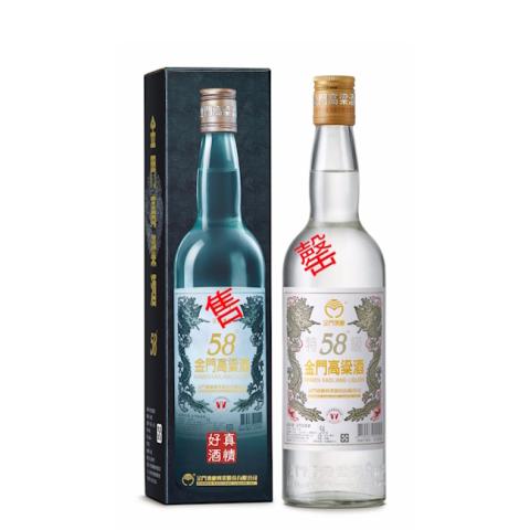A bottle of Kinmen Kaoliang 58 VOL % 0.5l (currently sold out)