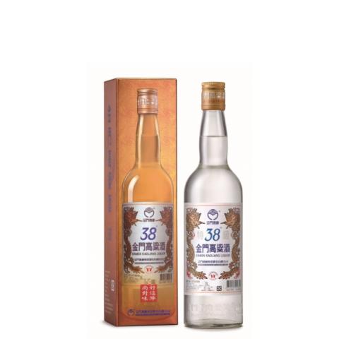 A bottle of Kinmen Kaoliang 38 VOL % 0.75l